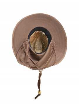 Sombrero de paja para playa