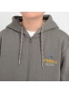 Poleron Rip Tide Zip Gris Oscuro