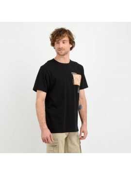 Polera Manga Corta Tropic Negro