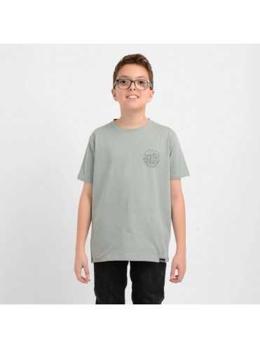 Polera Manga Corta Little Wave Negro