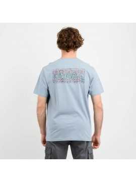 Polera Manga Corta Ocean Azul