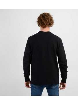 POLERA TEJIDA MANGA LARGA BULDGE SS NEGRO