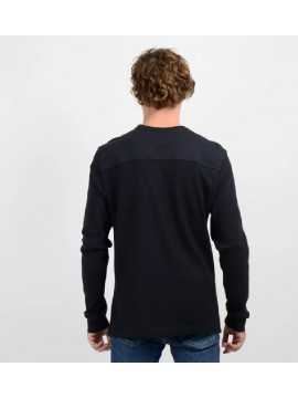 POLERA TEJIDA MANGA LARGA BULDGE SS NEGRO