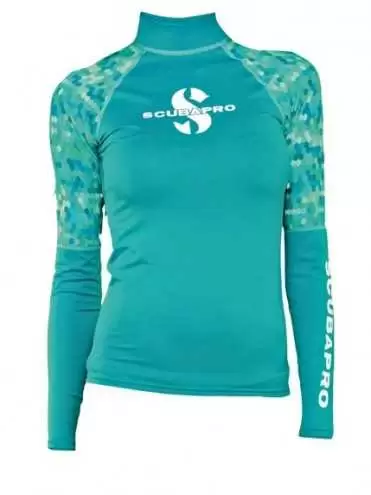 RASH GUARD DE MANGA LARGA CON UPF 50, MUJER