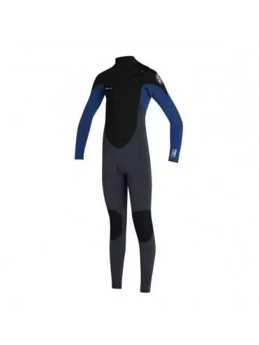 Traje Boys Defender C/Z Full 4/3mm Azul