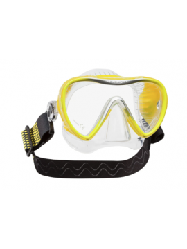 Máscara Synergy 2 Trufit con correa cómoda Clear/Yellow