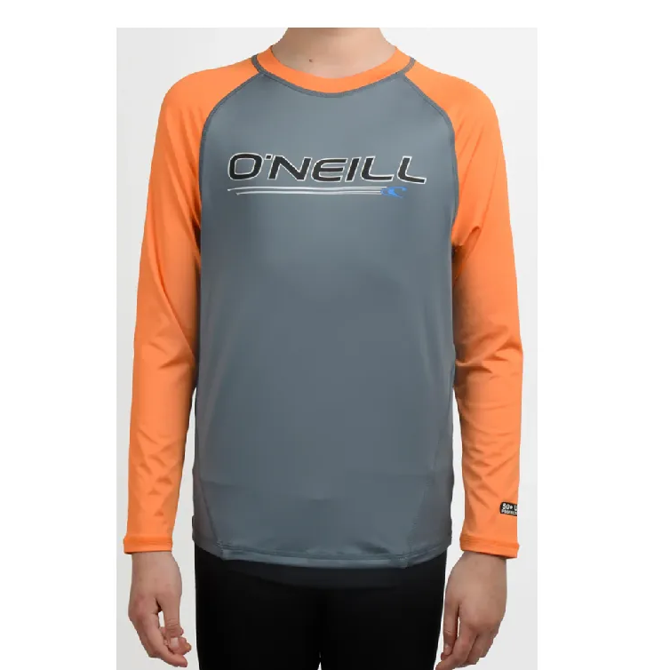 Lycra UV Niños Naranja/Gris
