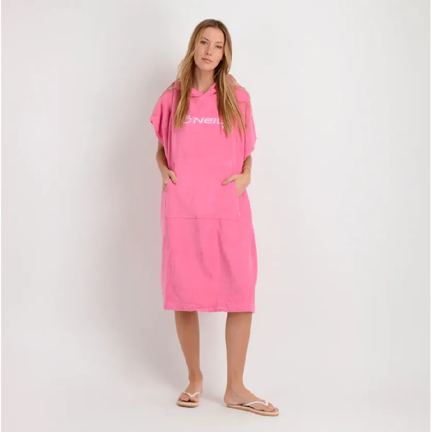 PONCHO TOALLA OCEANS ROSADO MUJER