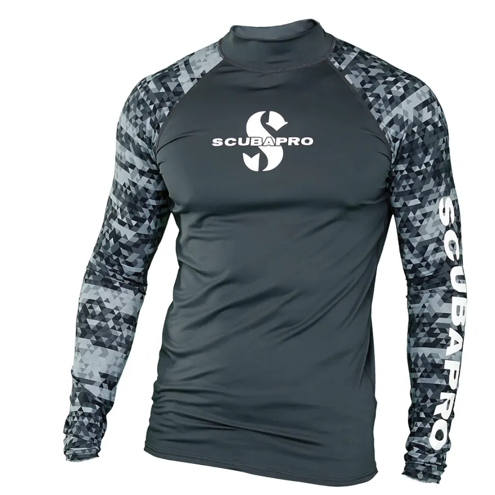 Rash Guard de Manga Larga con UPF 50, Hombre