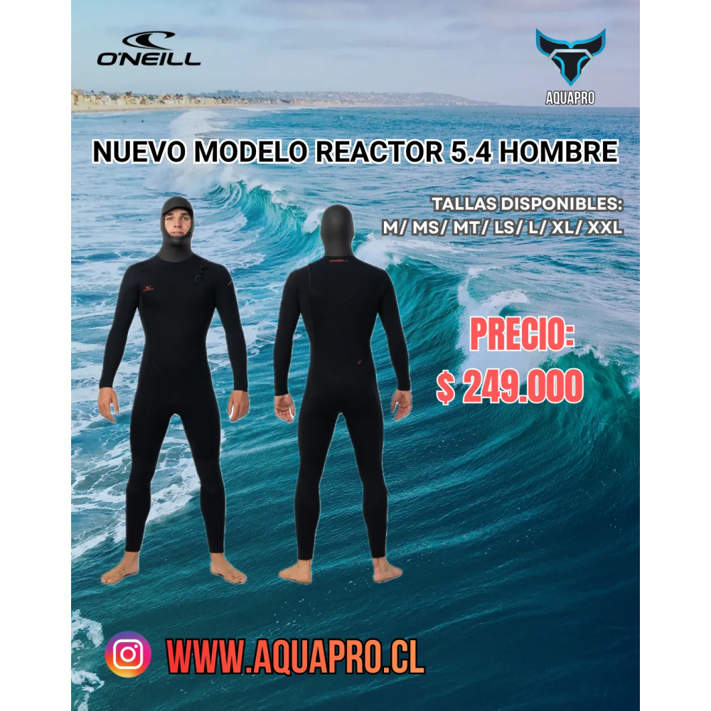 TRAJE HOMBRE REACTOR 5.4